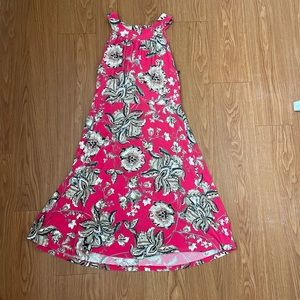 NWT Calvin Klein sleeveless pink floral dress
